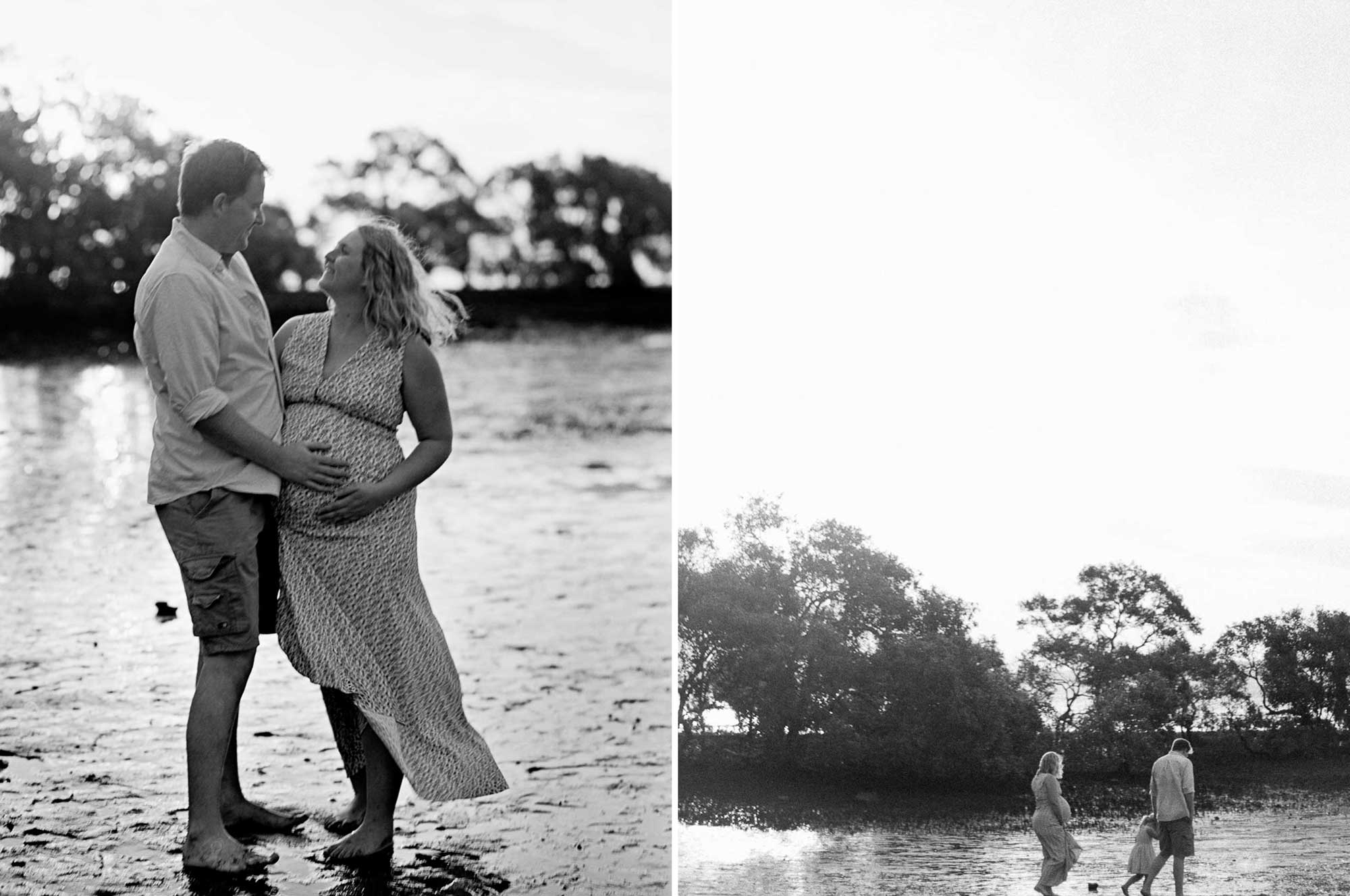 Brisbane Family Photographer | Ipswich Family Photographer | Brisbane Photographer | Family Photography | Pregnant Mother | Couple in Love | Family | Waterfront | Wellington Point