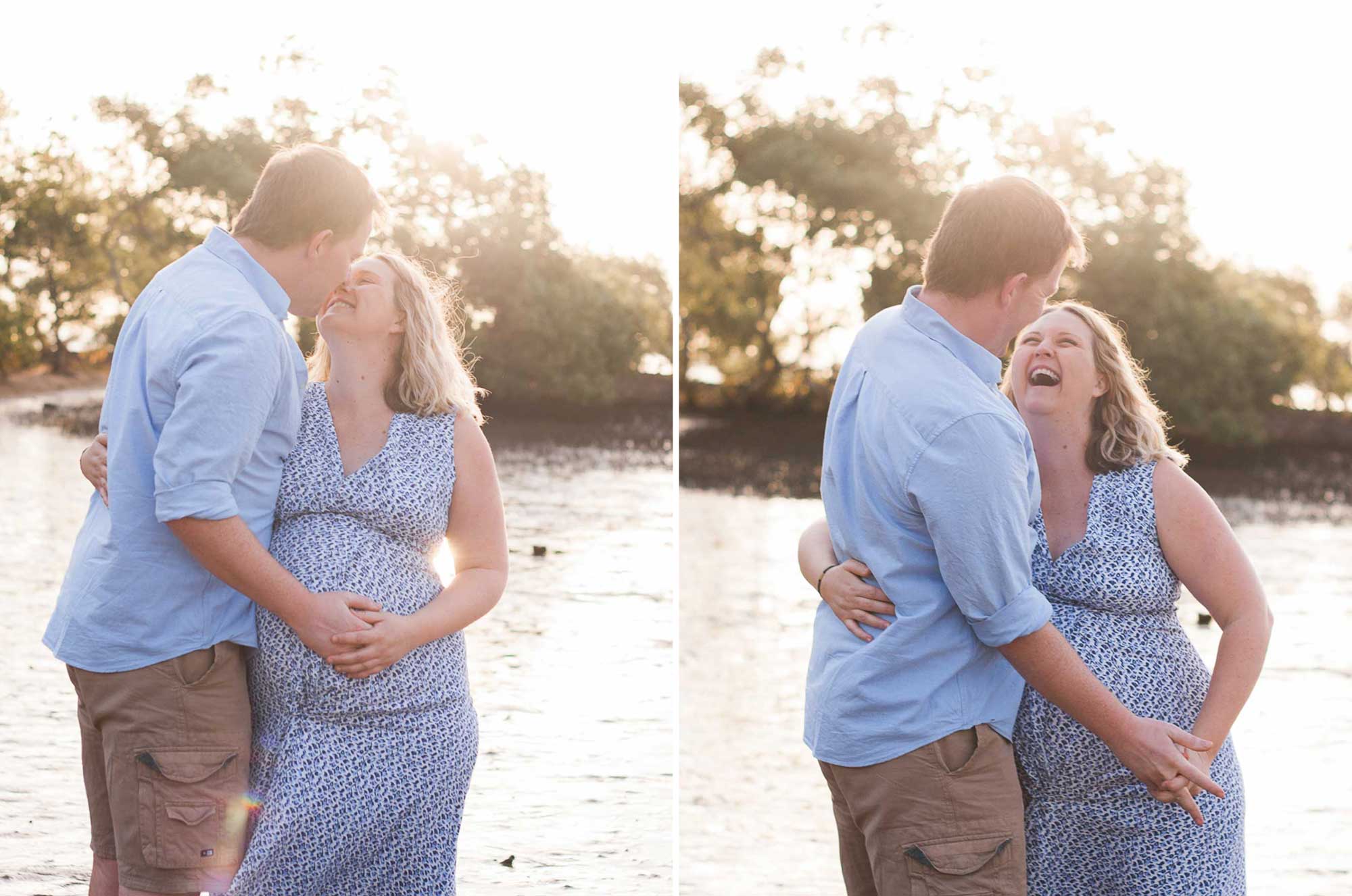 Brisbane Family Photographer | Ipswich Family Photographer | Brisbane Photographer | Family Photography | Pregnant Mother | Couple in Love | Family | Waterfront | Wellington Point
