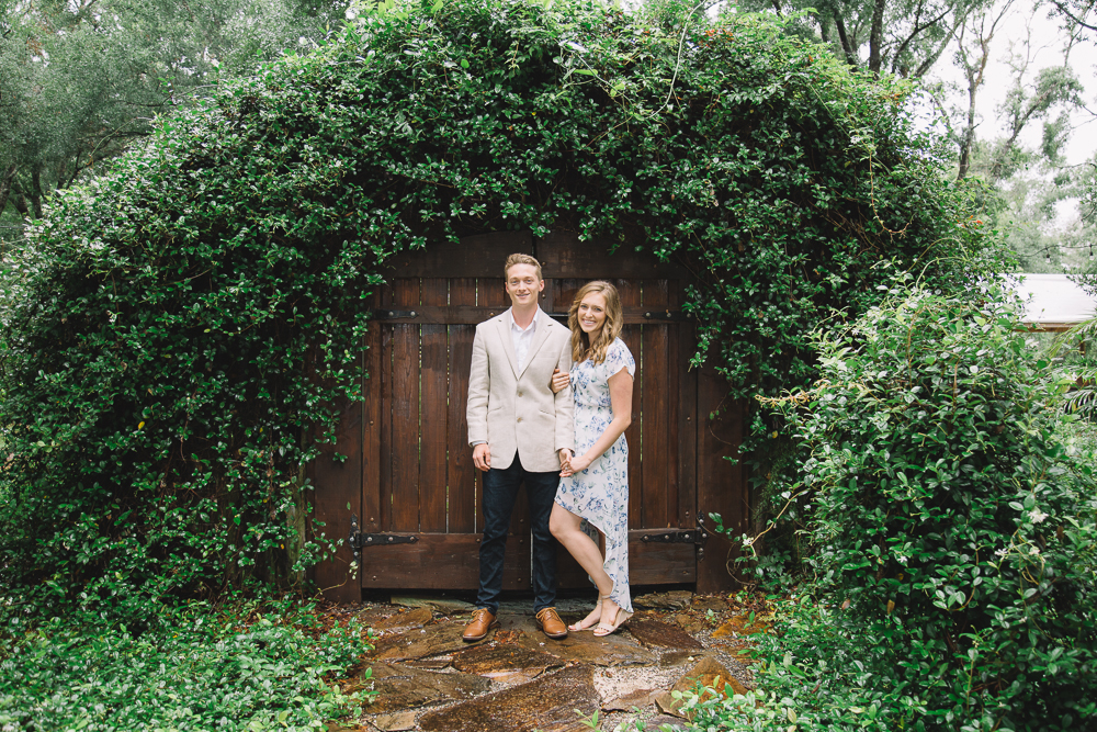 Lauren Cameron Rainy Day Engagement Session Harmony Gardens