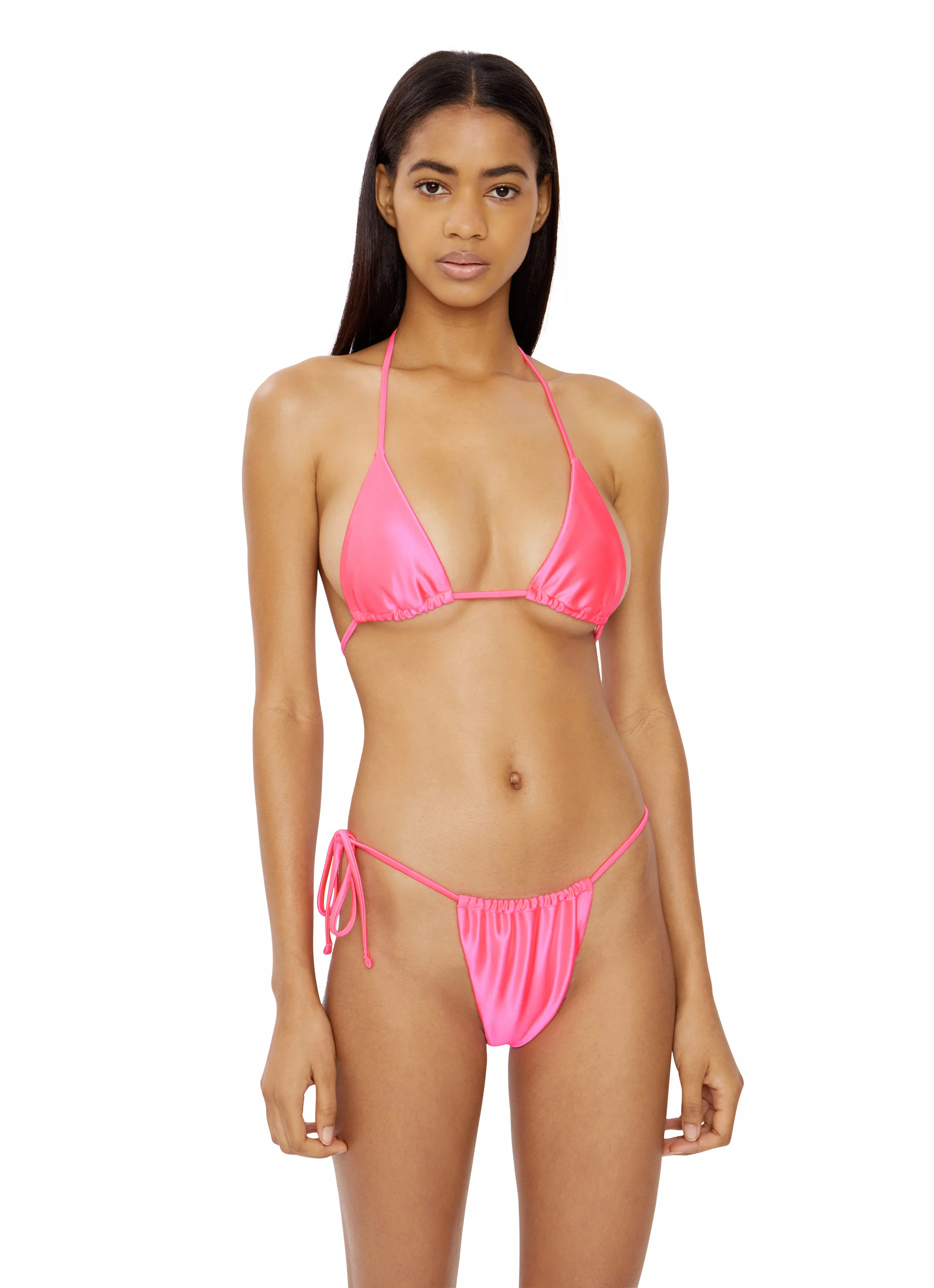 pink bikini top