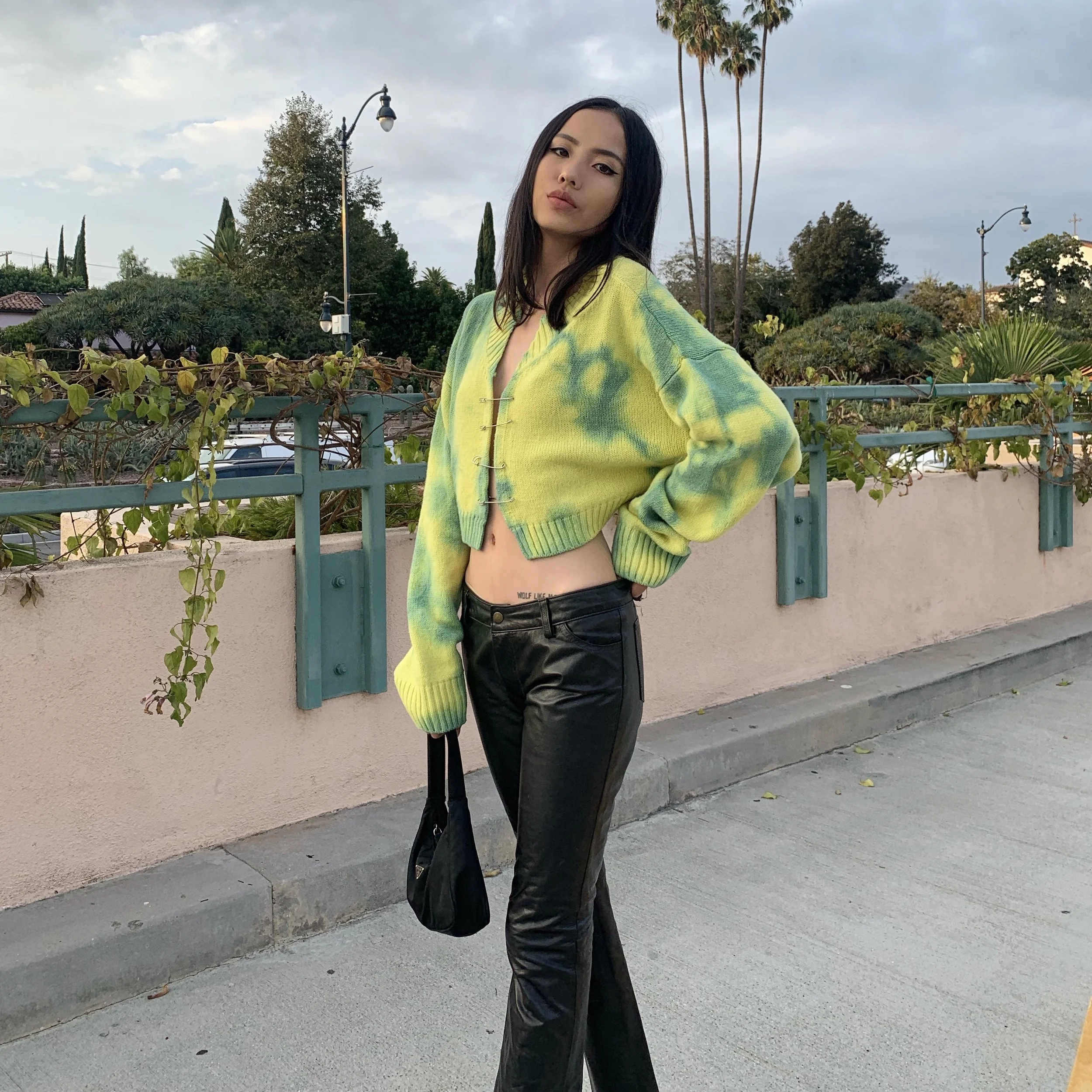 tie dye cardigan sweaters