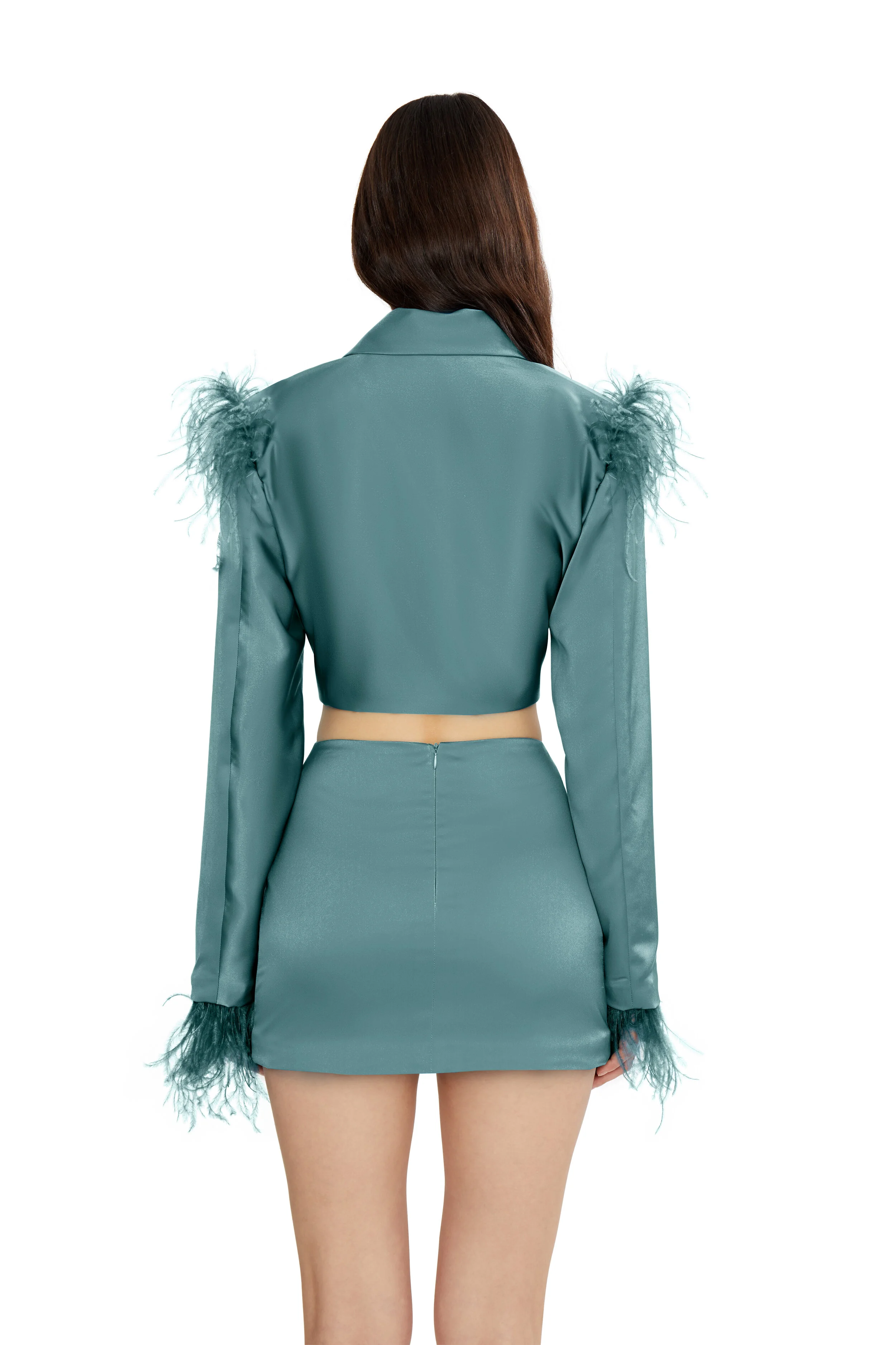 Feather Sleeve Jacket Factory Sale, 50 