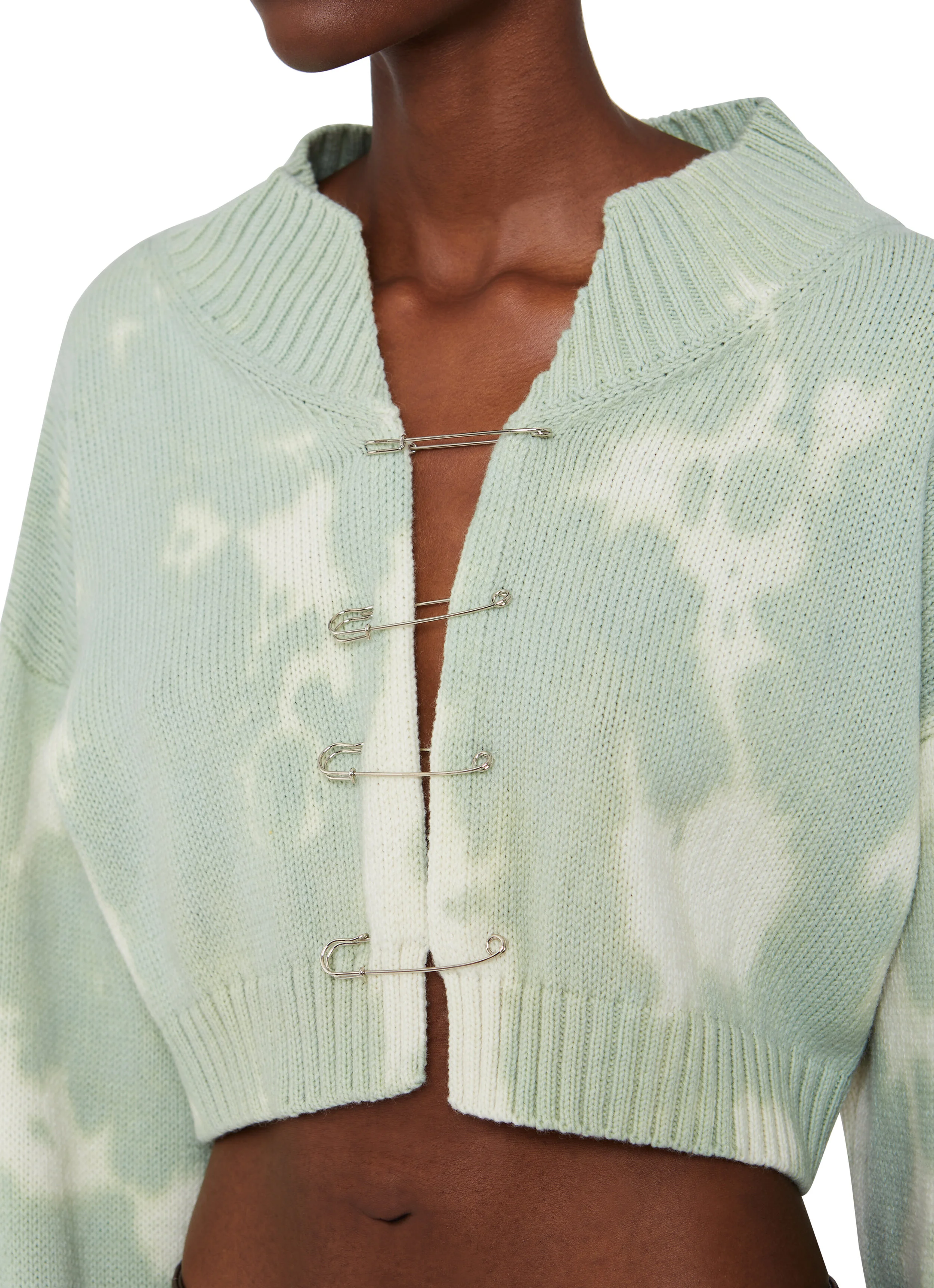 TIEDYE KNIT SAFETY PIN SWEATER — DANIELLE GUIZIO
