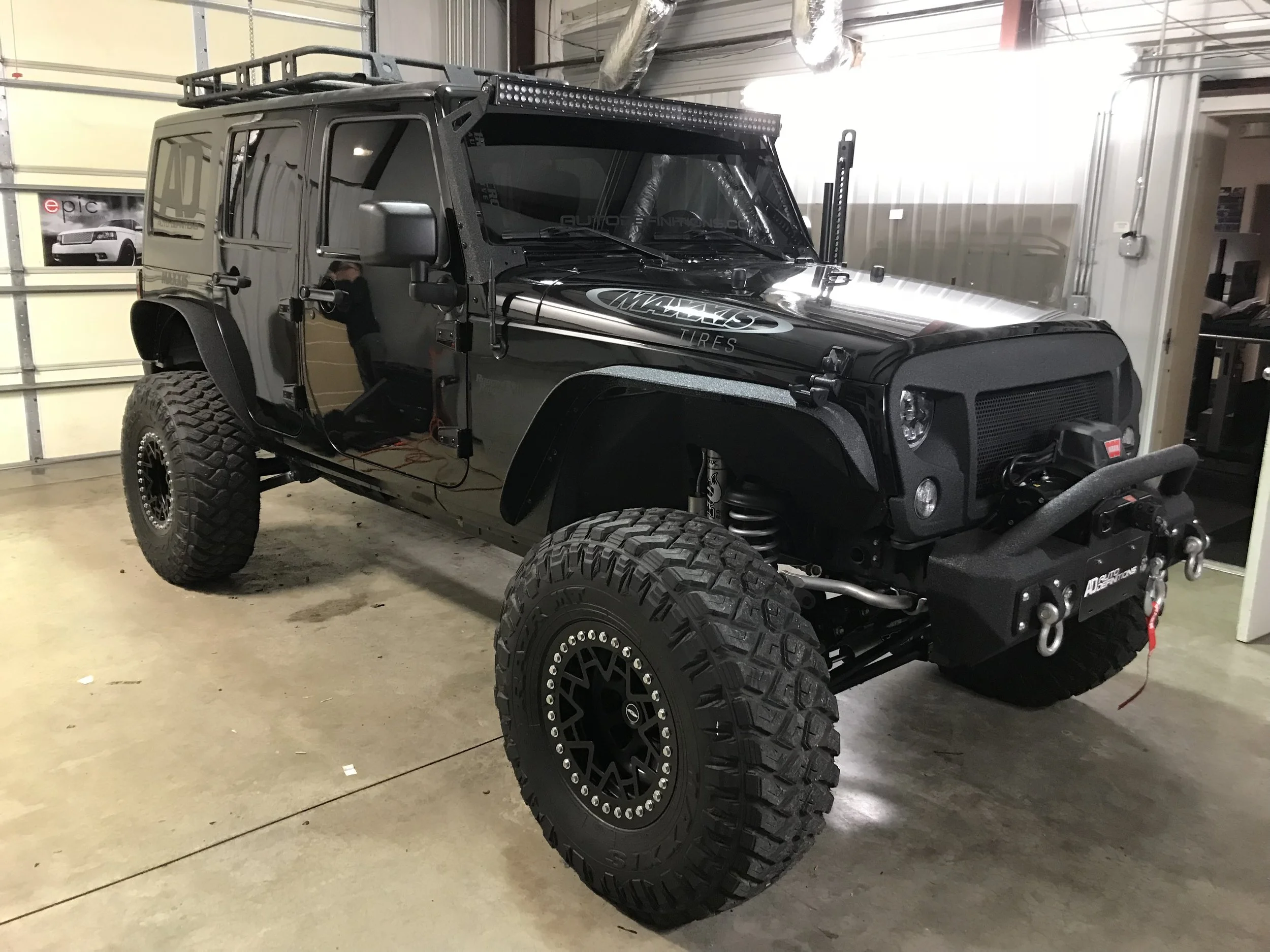 Auto Definitions Black Jeep Build