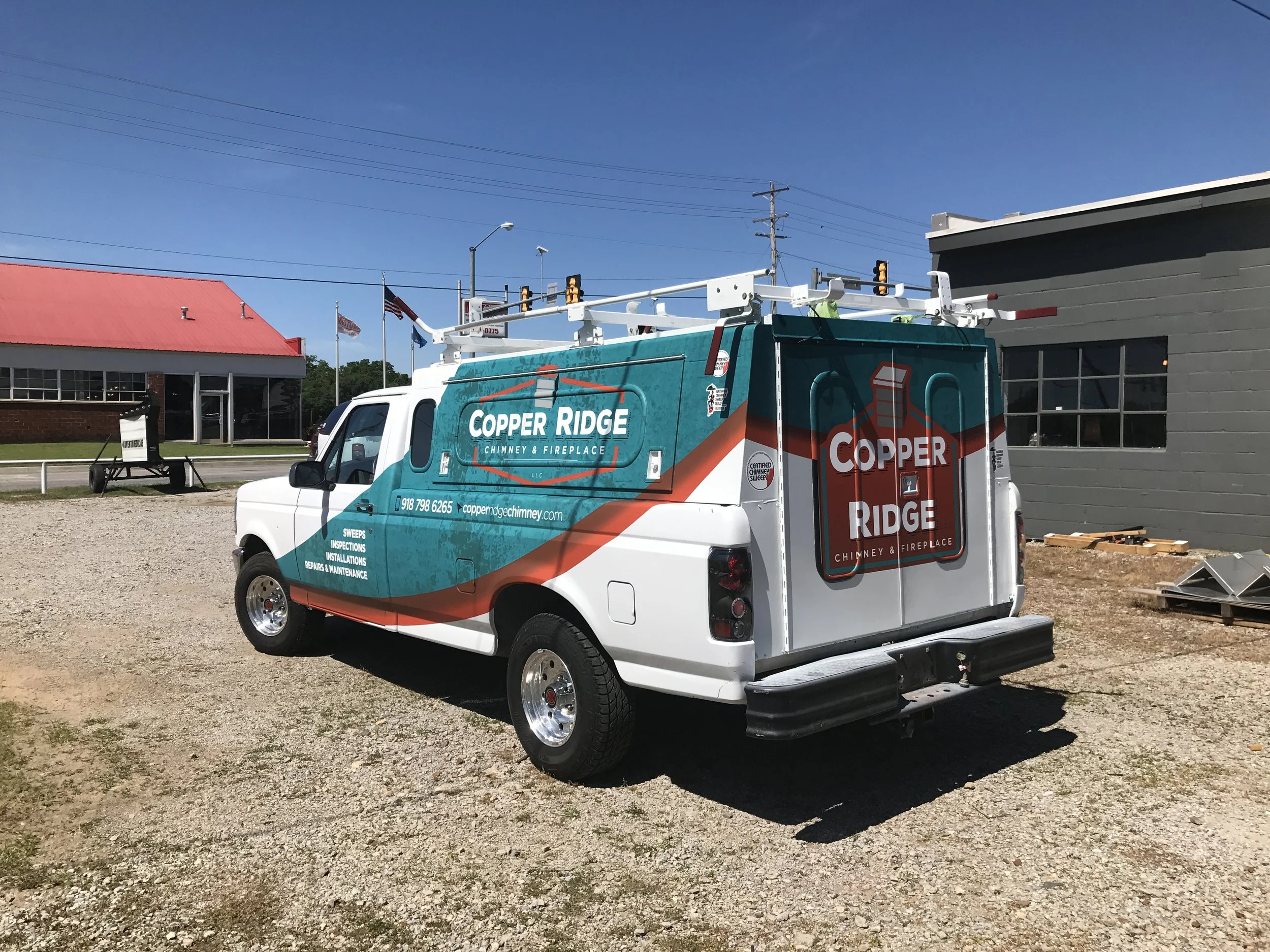 Copper Ridge Chimney :: Partial Wrap