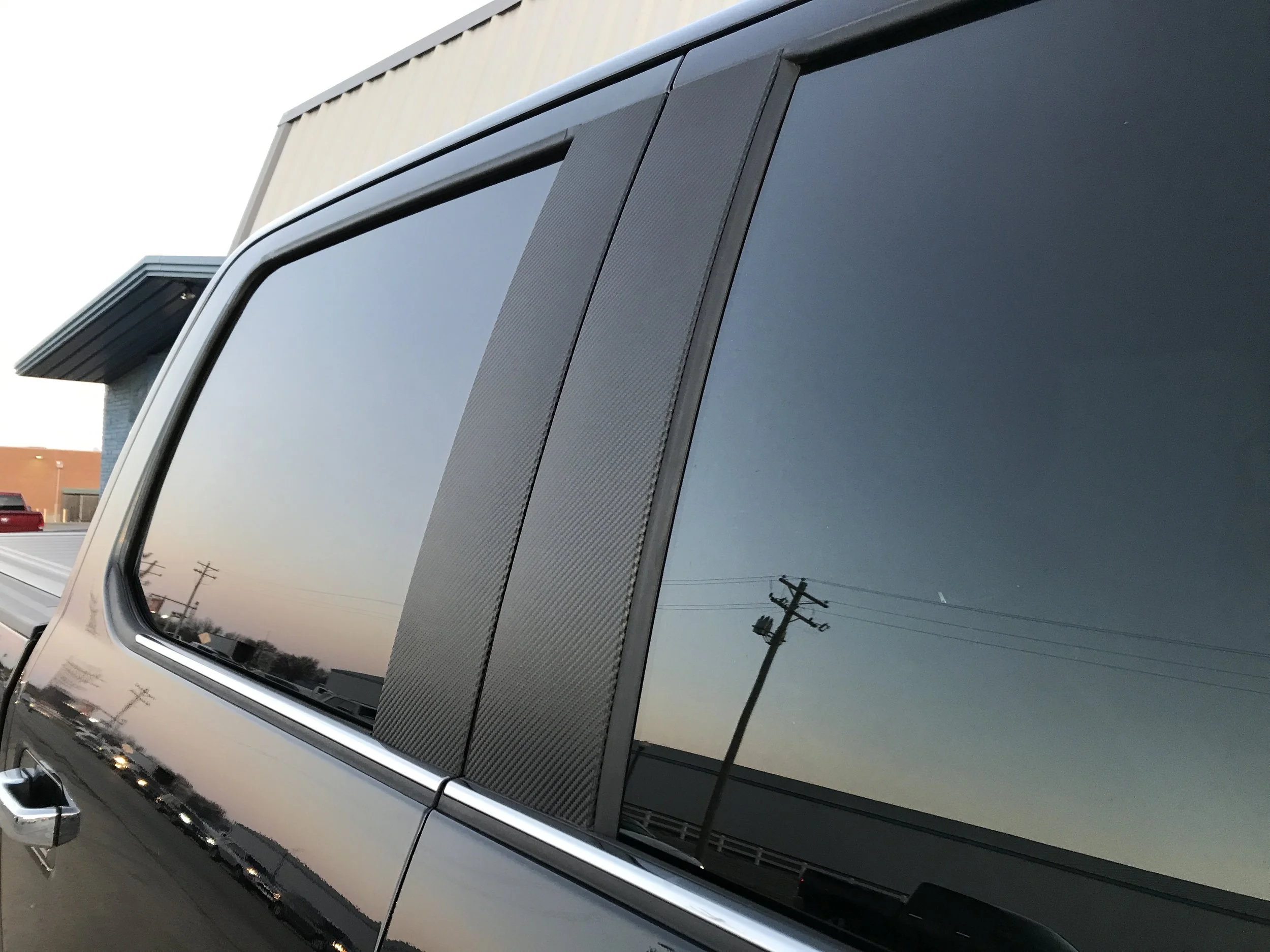 Ford F-250 Platinum B-Pillars