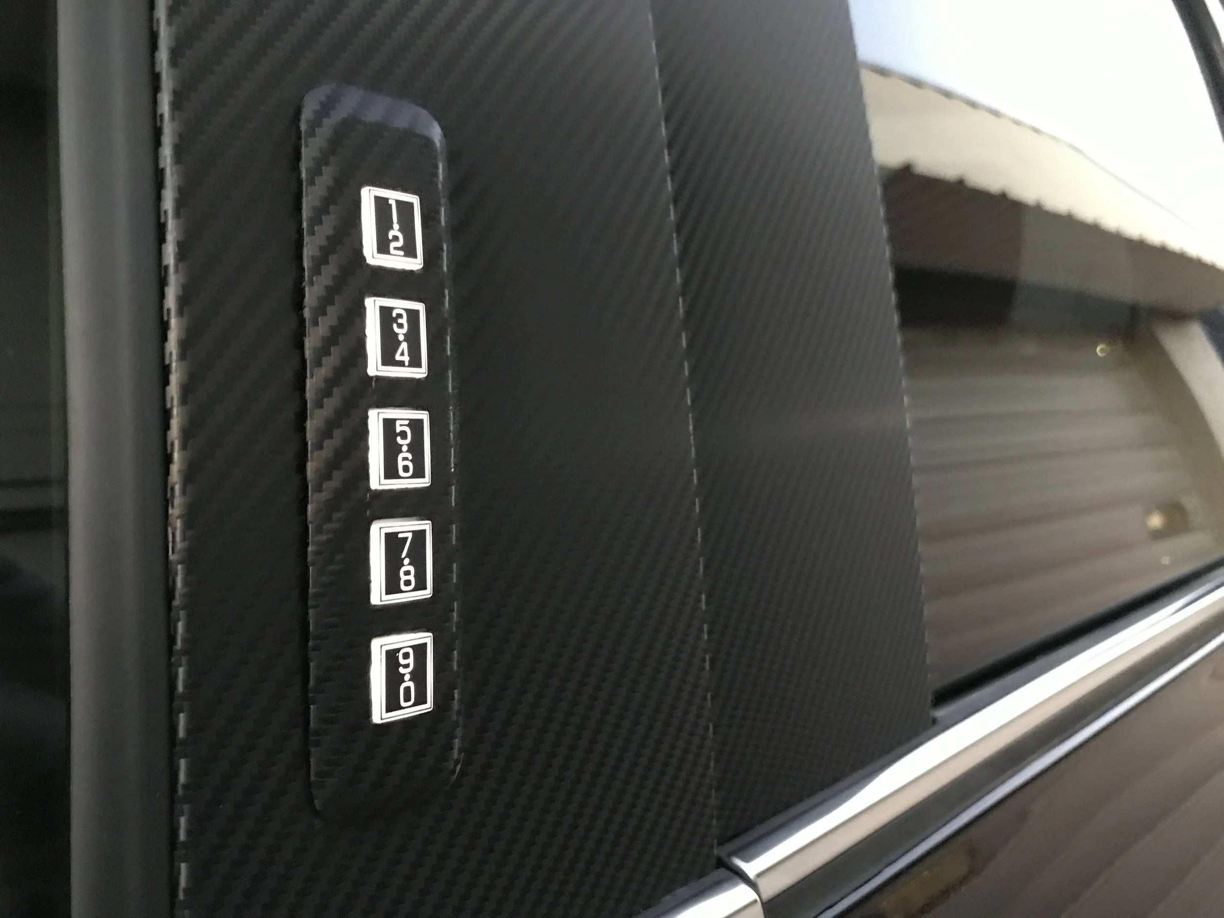 Ford F-250 Platinum B-Pillar Wrap