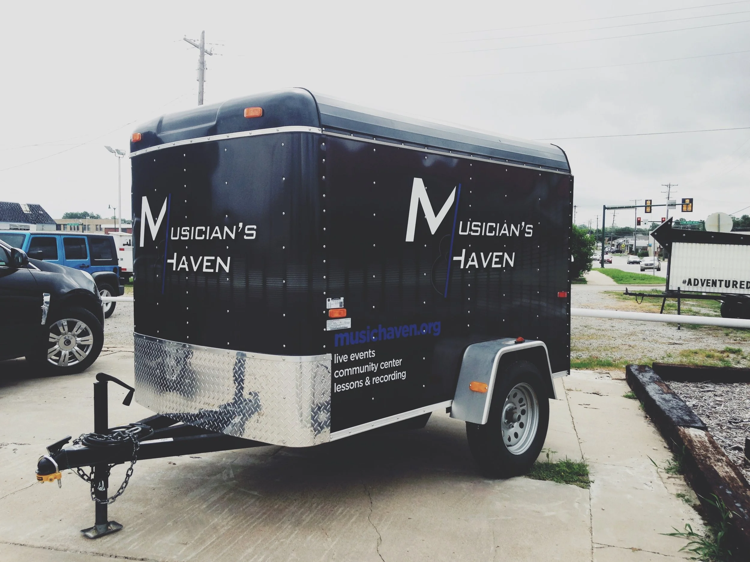 Musician's Haven :: Cargo Trailer Wrap