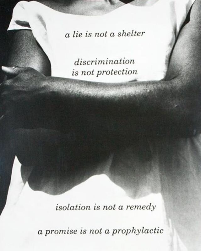 Lorna Simpson, &ldquo;Untitled (A lie is not a shelter),&rdquo; 1989 #blacklivesmatter #blackartmatters // Confront your prejudices and assumptions, examine them closely.