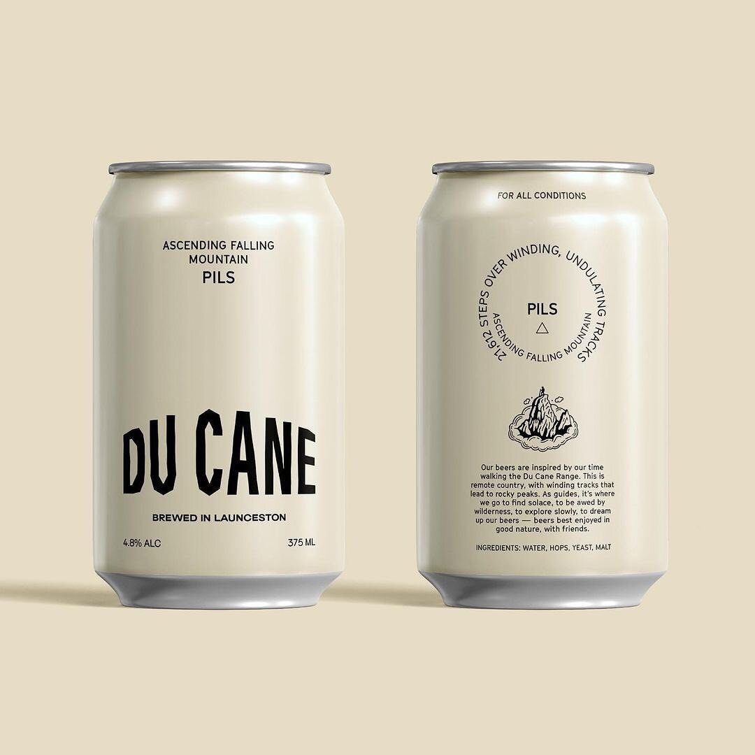 Some more of the work I did for the refreshed and damn fine looking @ducanebrewing. Some stellar work by @forthepeopleau on the redesign 👌👌👌 Looking forward to sampling soon myself hopefully!🍺⛰🥾 #illustration #design #mountain #beer #federationp