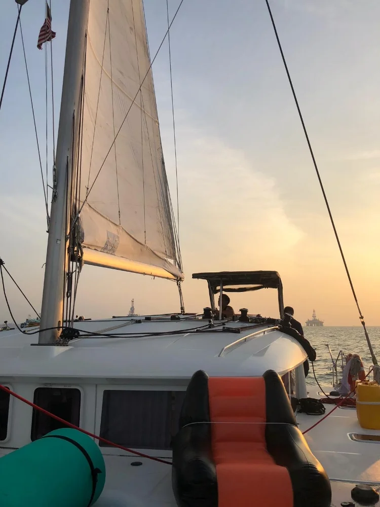 We adjust our sails, from morning...