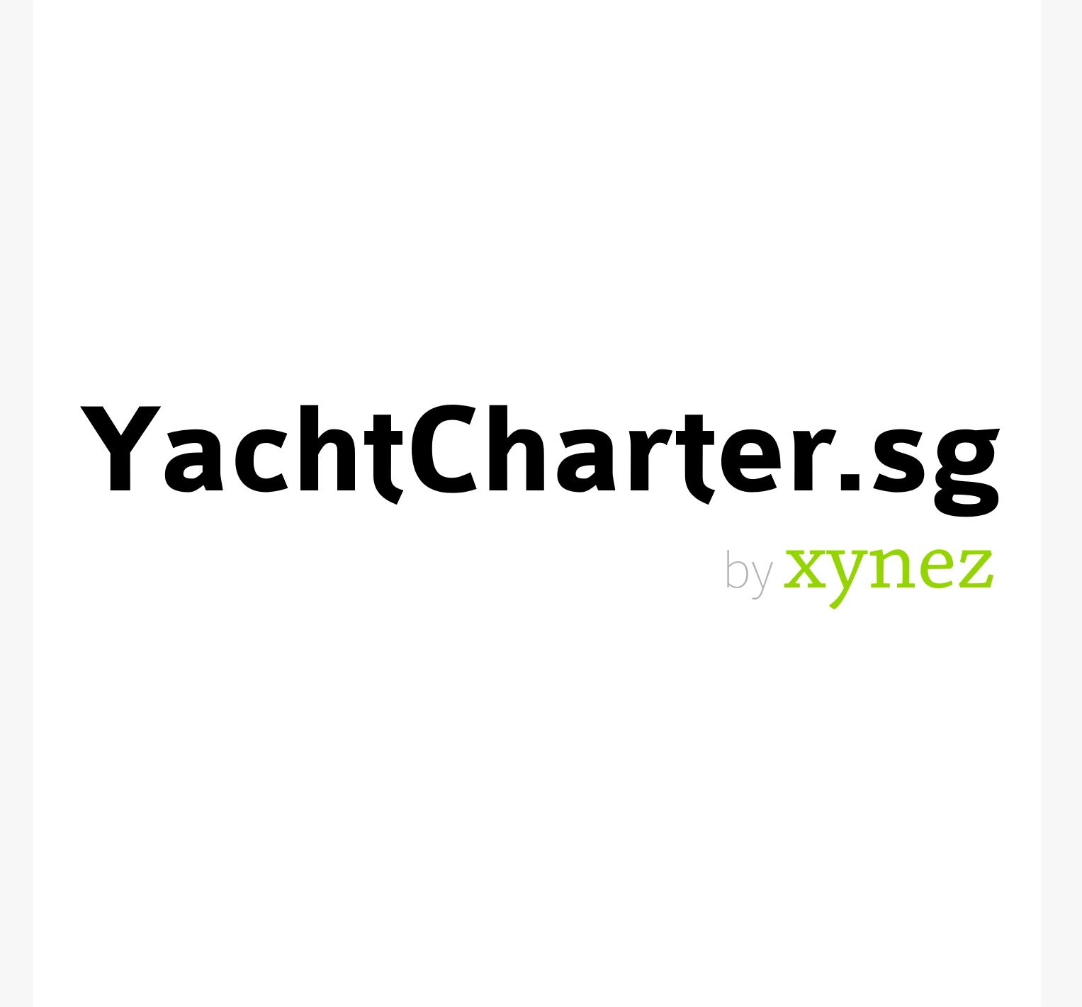 YachtCharter.sg by Xynez