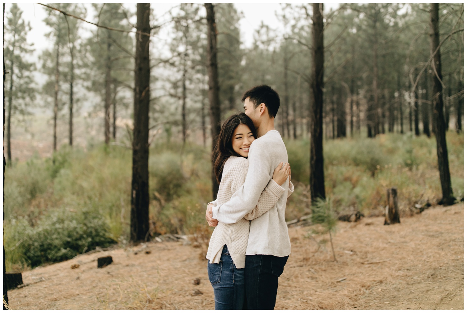 Los Angeles Forest Warm and Artistic Engagement Session-9385.jpg