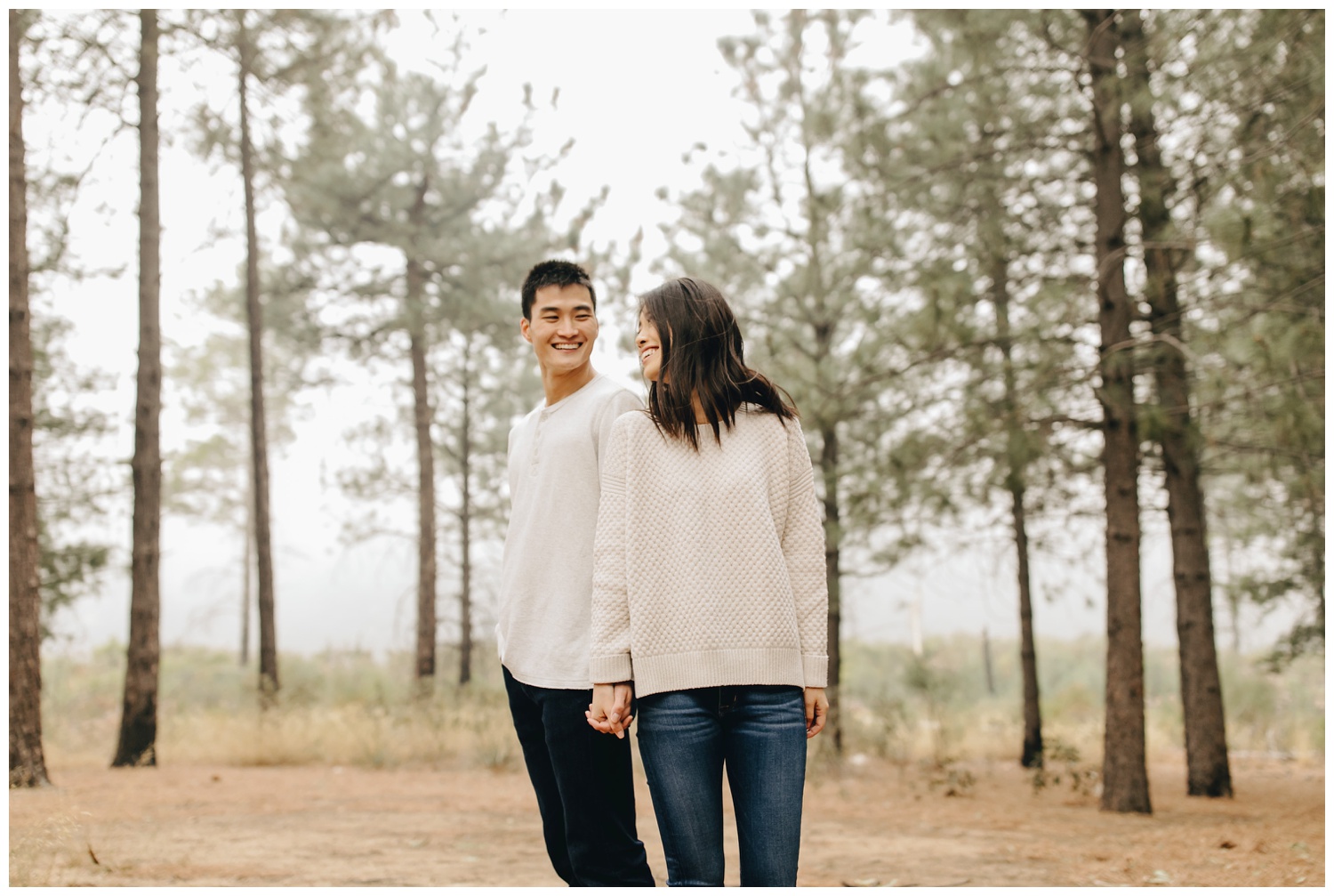 Los Angeles Forest Warm and Artistic Engagement Session-8866.jpg