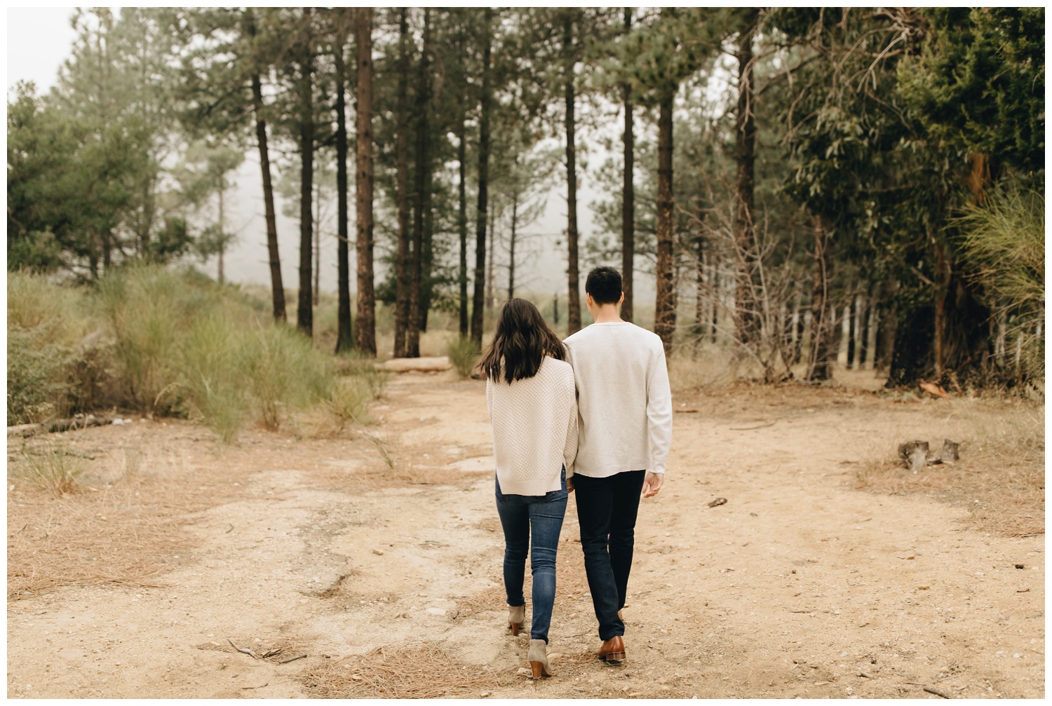 Los Angeles Forest Warm and Artistic Engagement Session-8663.jpg