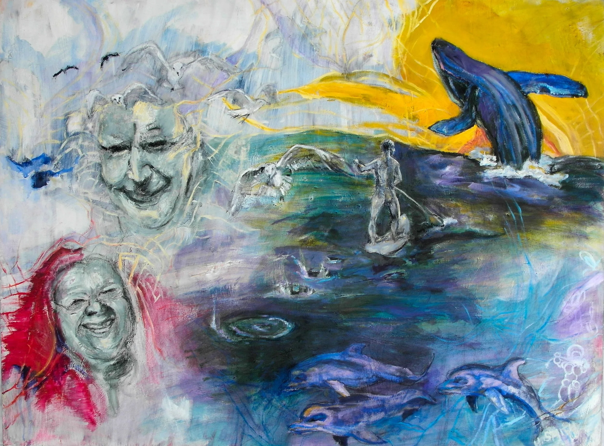 &nbsp; Christian &nbsp;36x 48 oil on canvas