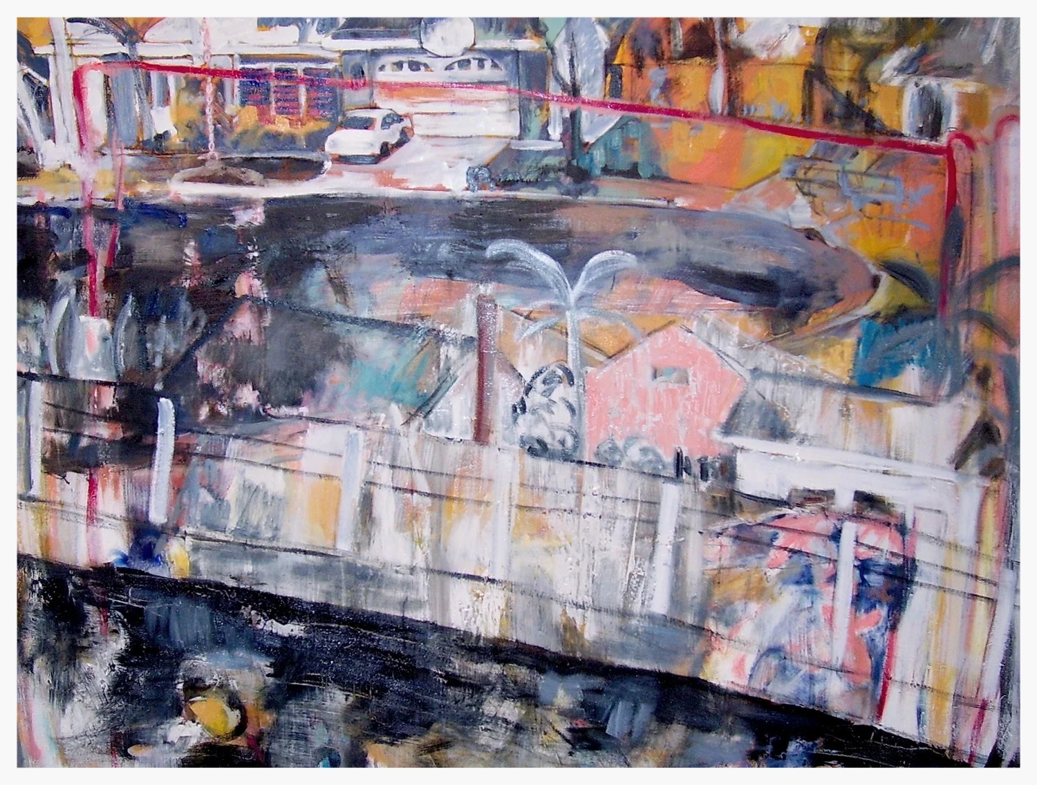 Camrose Circle &nbsp;oil on canvas, 2008