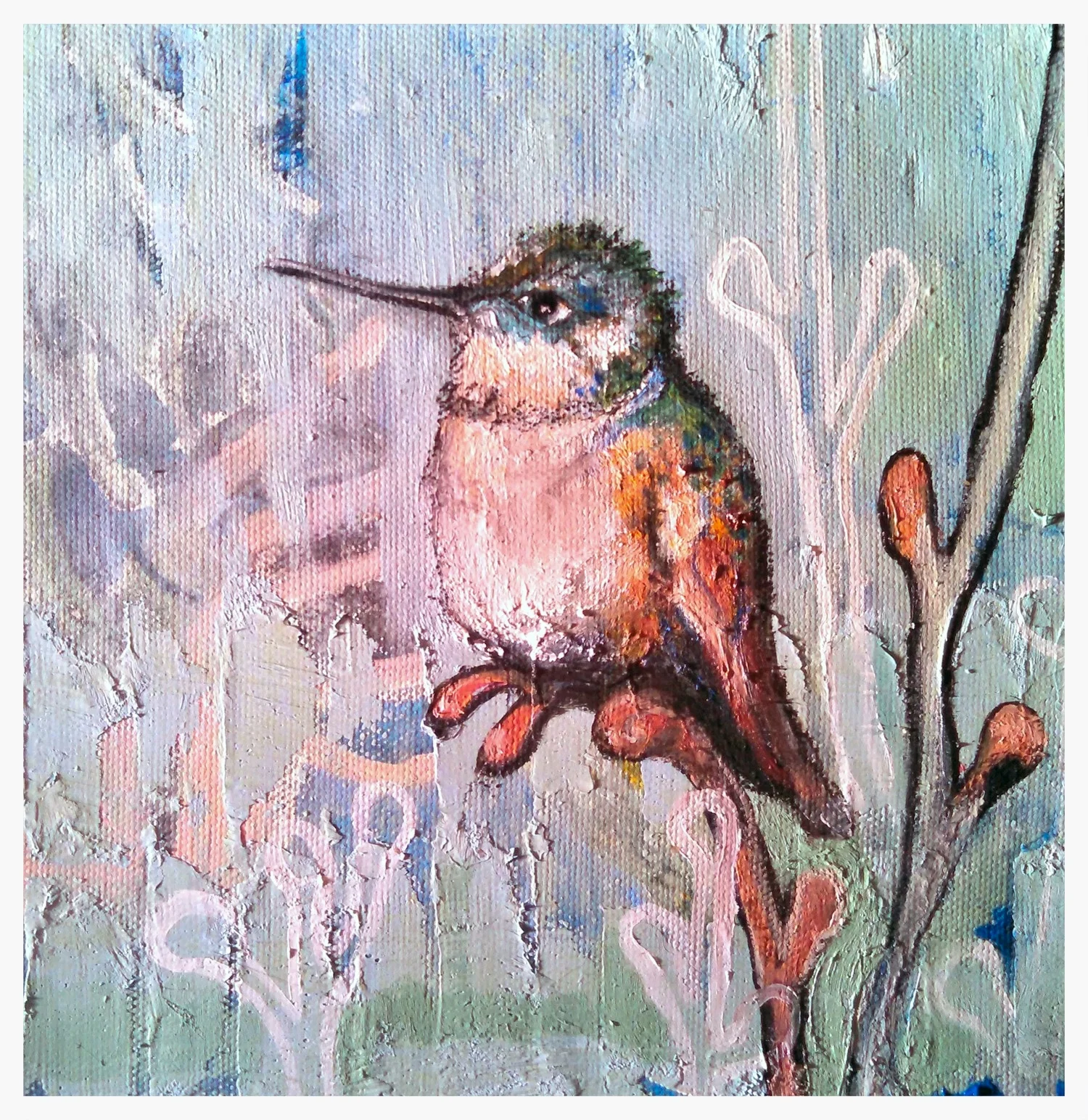 Willing 8 x 8&nbsp;oil on canvas &nbsp; &nbsp; &nbsp; &nbsp;$100