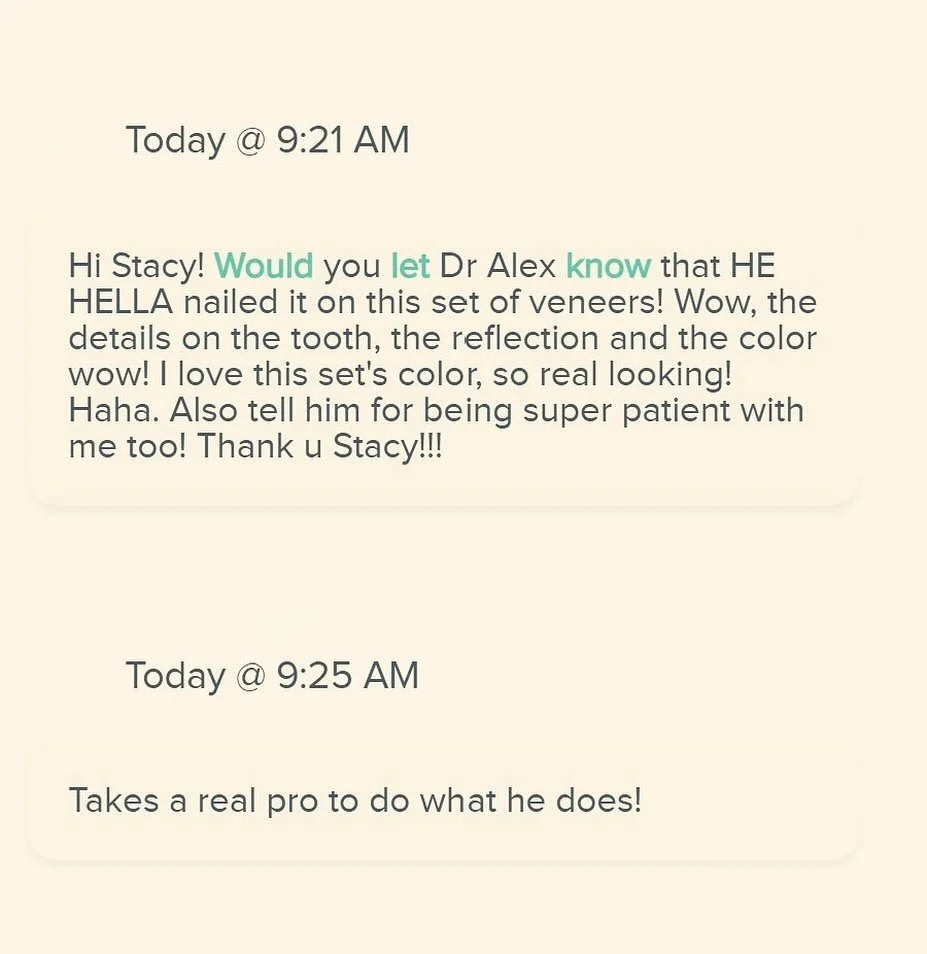 Feel Good Tuesday.  When you work hard to design, temporize, customize, and then deliver what the patient has envisioned for her smile. This!
-
-
-
-
#smiledesign #customsmiledesign #realisticfrontteeth #justagooddentist #thankfulheart❤️ #alexnguyend