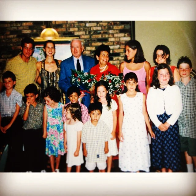 Thank you and bon voyage to our singular and incredible grandpa, who taught us to to work hard and to stay tough, and to tip our hats in the right direction when needed. We'd be nothing without you. #ddayvets #purpleheart #family