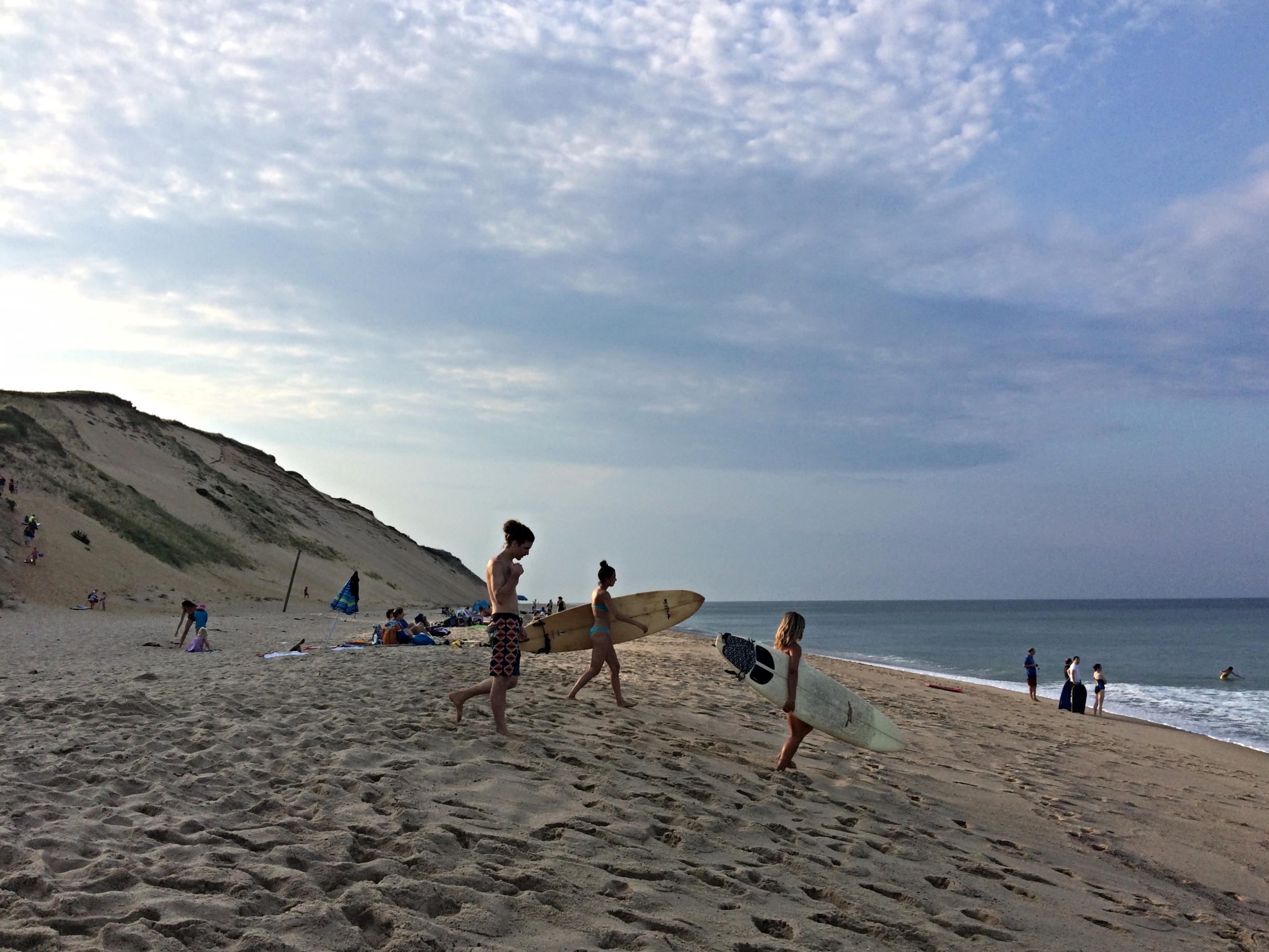 last afternoon on Longnook Beach