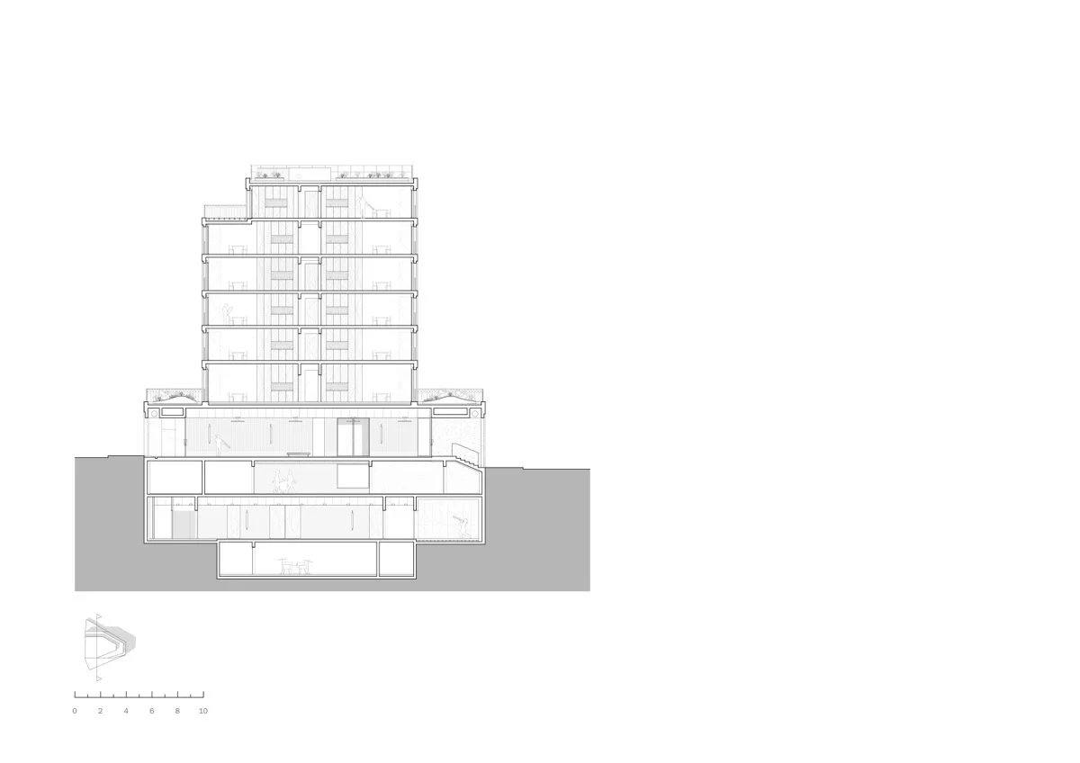 达罗·拉西仁展馆和玛德琳·佩莱蒂青年住宅（Dareau La Sirène Pavilion and Madeleine Pelletier Youth Residence）