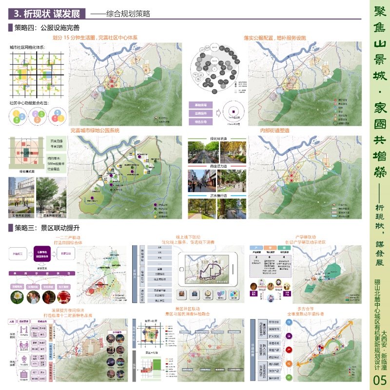 聚焦山景城家国共增荣 骊山北麓中心城区有机更新规划设计