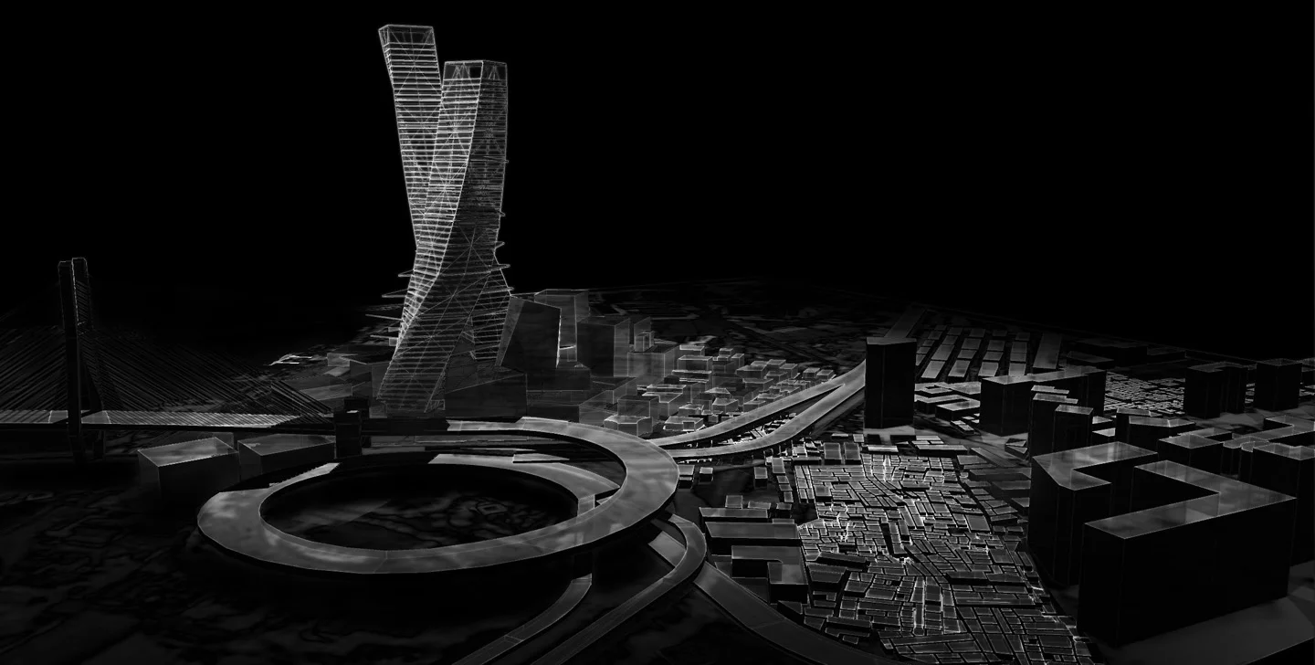 夜景渲染:SketchUp 用 Photoshop 出效果图