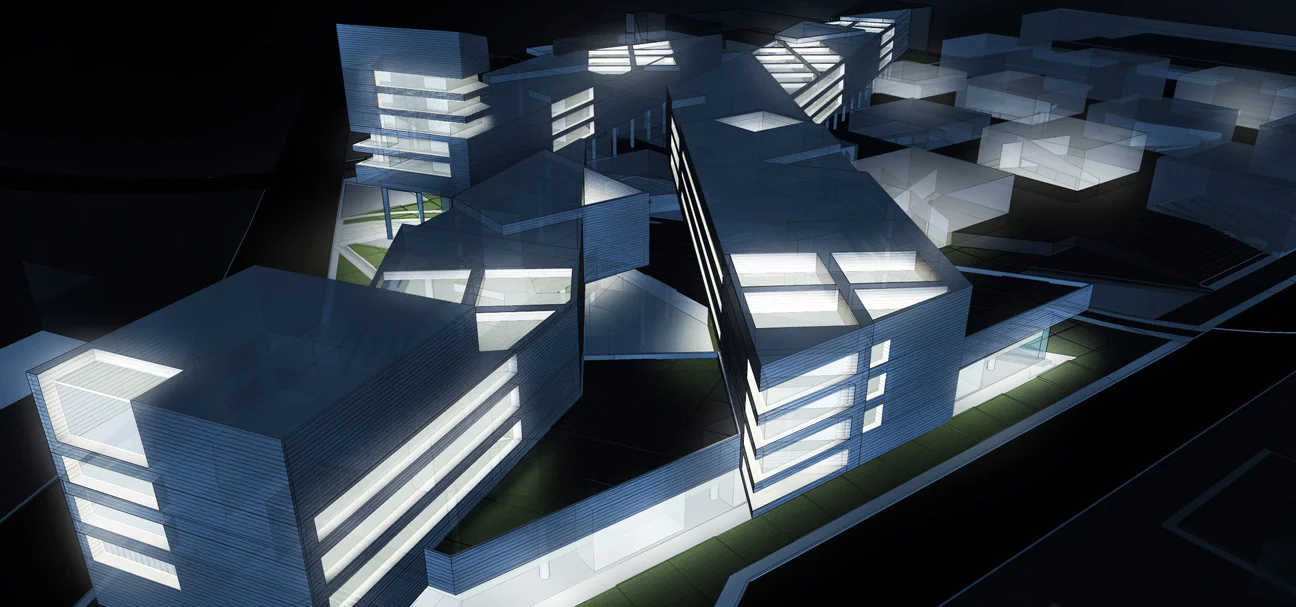 SketchUp 用 Photoshop 出效果图:外部灯光照明
