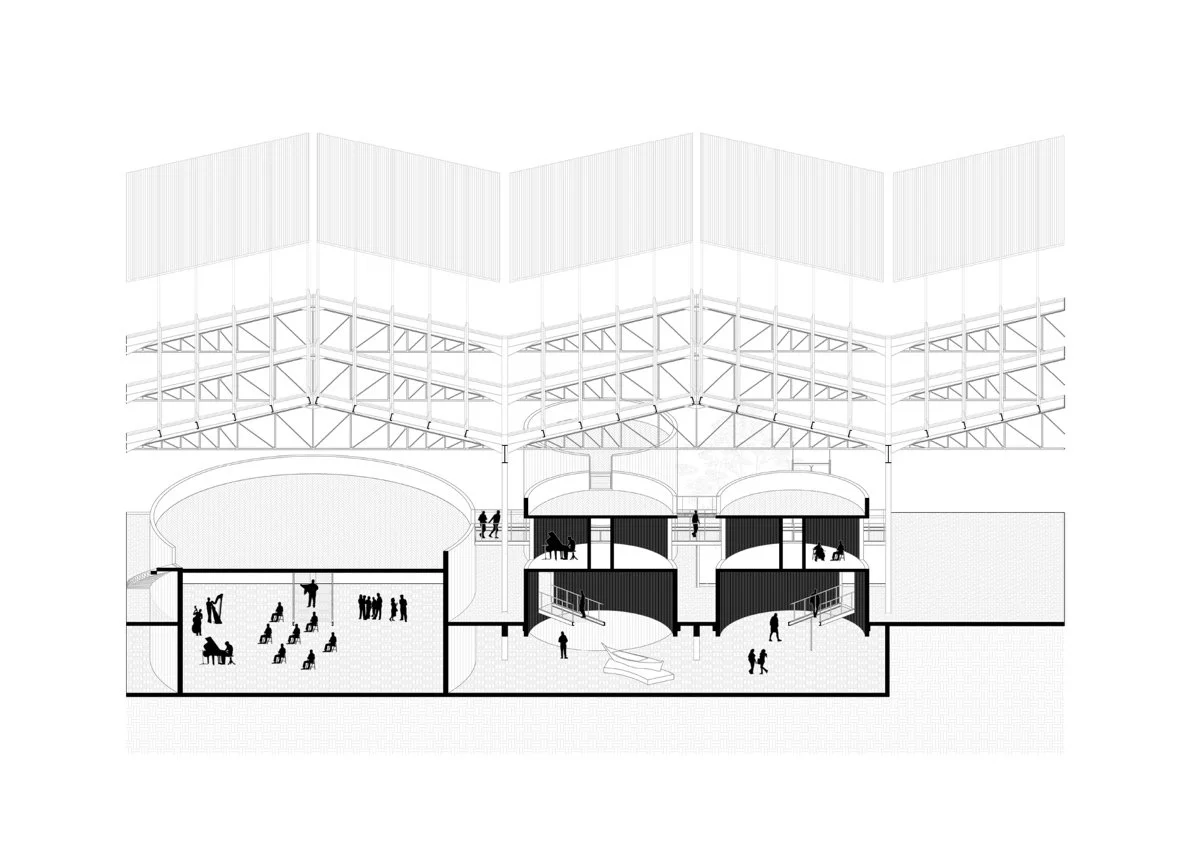 公民艺术中心：基础设施作为新钦博特区巩固的推动器（Centro Cívico Artístico - Infraestructura como dispositivo para la consolidación del distrito de Nuevo Chimbote）
