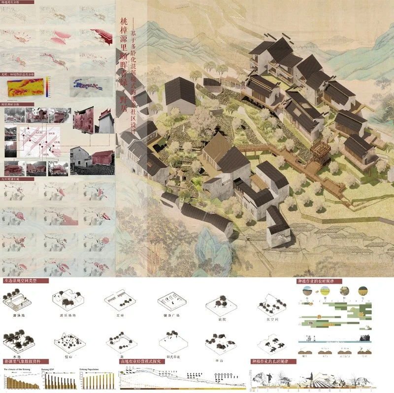 桃樟源里 颐晖青绿——大健康生态徽派村落活化传承设计