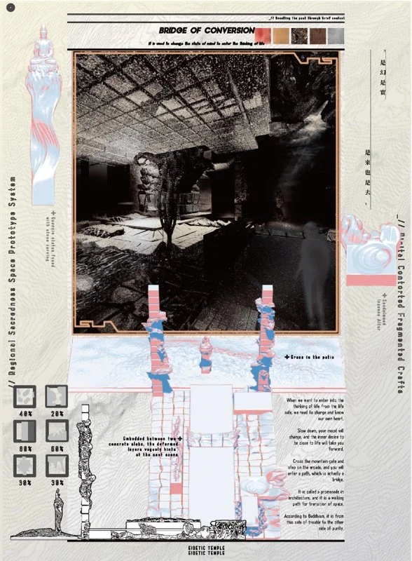 遺覺之廟——以大稻埕氛圍六感及參數形態重構之信仰空間