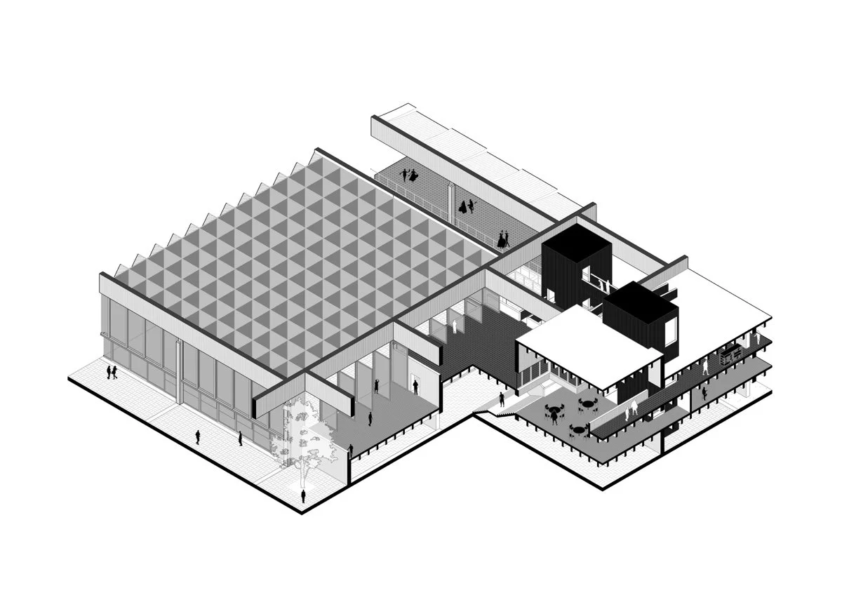 公民艺术中心：基础设施作为新钦博特区巩固的推动器（Centro Cívico Artístico - Infraestructura como dispositivo para la consolidación del distrito de Nuevo Chimbote）