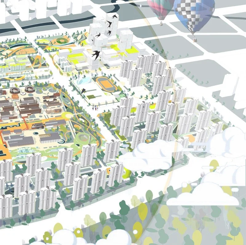 慢游记 营新城——合肥市十五里河金寨路东部地块城市设计