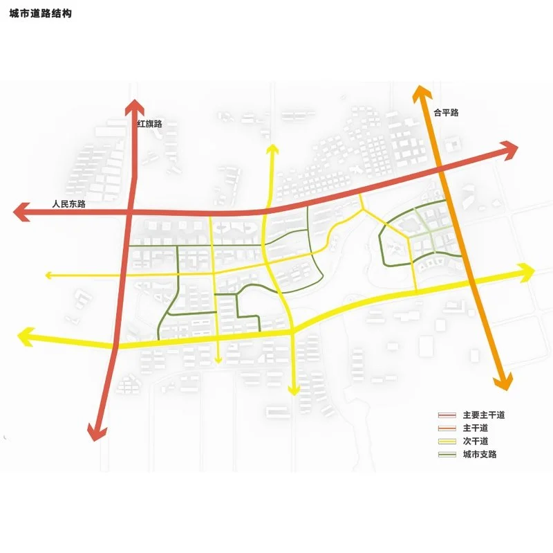 绿野弥城，智“汇”湖畔——隆平片区核心区城市设计；基于生态低碳理念下的产学研一体化城市设计