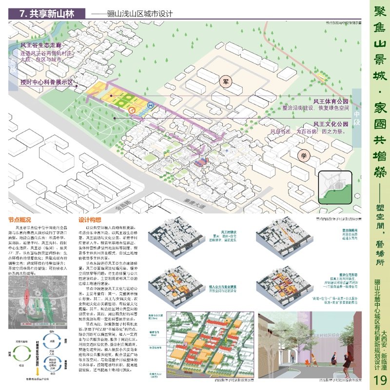 聚焦山景城家国共增荣 骊山北麓中心城区有机更新规划设计
