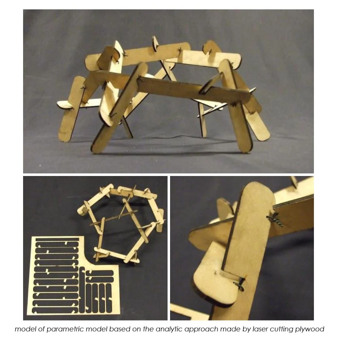 不用节点也能站住？｜木构互承结构的参数化实验