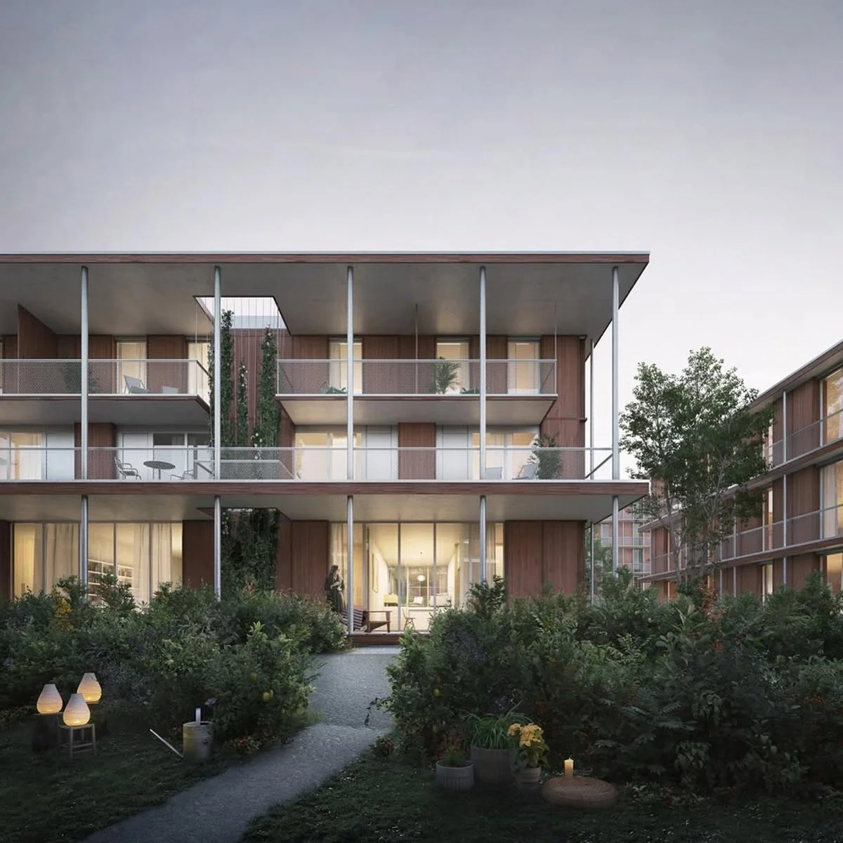 和谐共生：瑞士尼德舍尔利的 Haltenrain 住宅设计探索