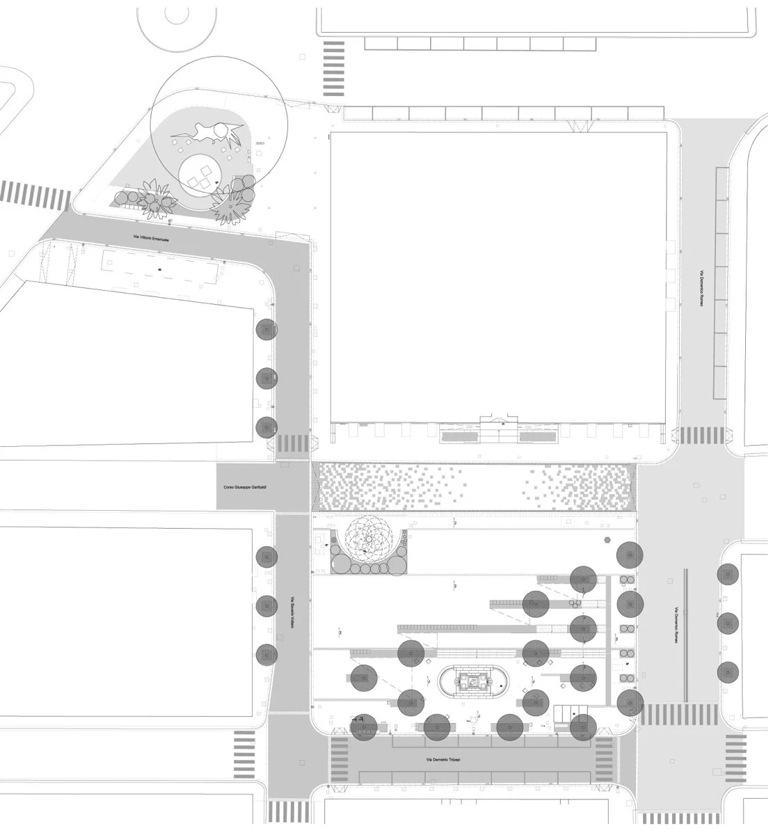 德纳瓦广场和阿尔瓦罗广场（Piazza De Nava and Piazza Alvaro）