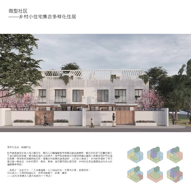 微型社区 ——乡村小住宅集合多样化居住