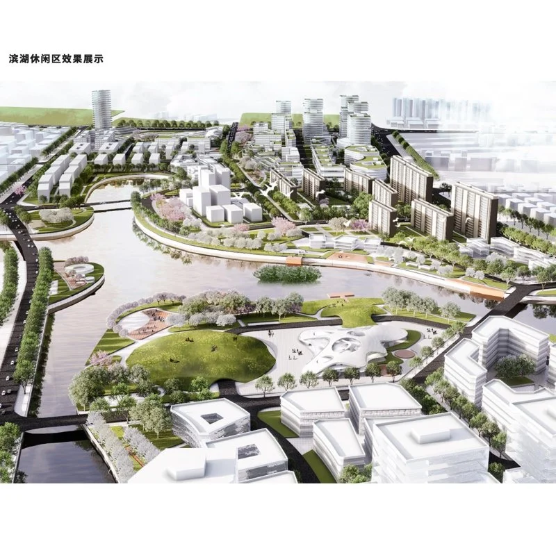 绿野弥城，智“汇”湖畔——隆平片区核心区城市设计；基于生态低碳理念下的产学研一体化城市设计