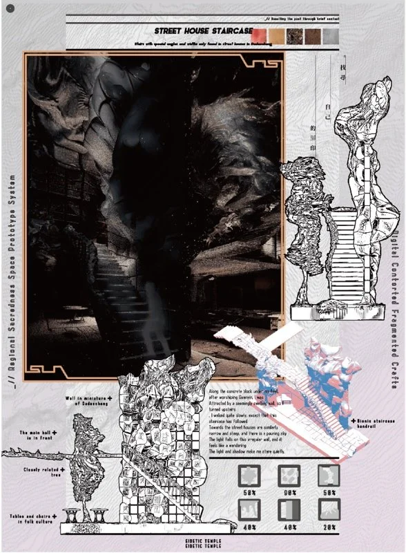 遺覺之廟——以大稻埕氛圍六感及參數形態重構之信仰空間