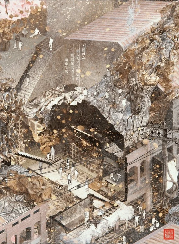 遺覺之廟——以大稻埕氛圍六感及參數形態重構之信仰空間