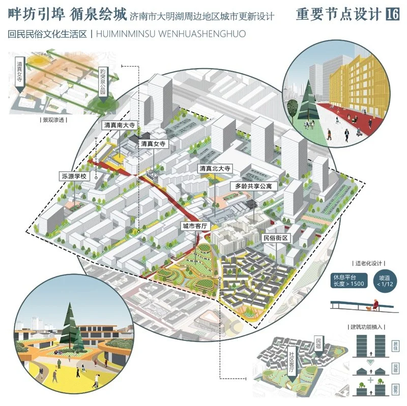畔坊引埠 循泉绘城——济南市大明湖周边地区城市更新设计