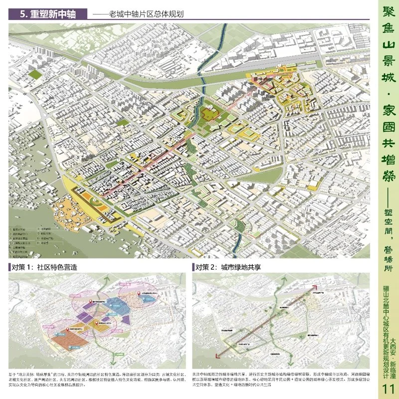 聚焦山景城家国共增荣 骊山北麓中心城区有机更新规划设计