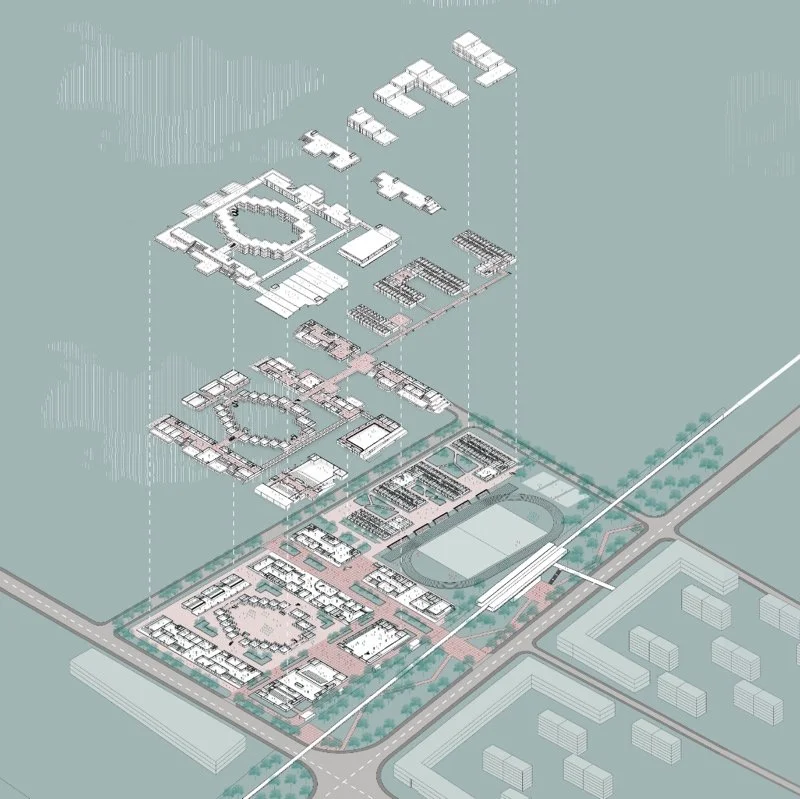 新型城镇化背景下的社区型中学建设（COMMUNITY SCOOL ——new type of campus based on mew urbanization）