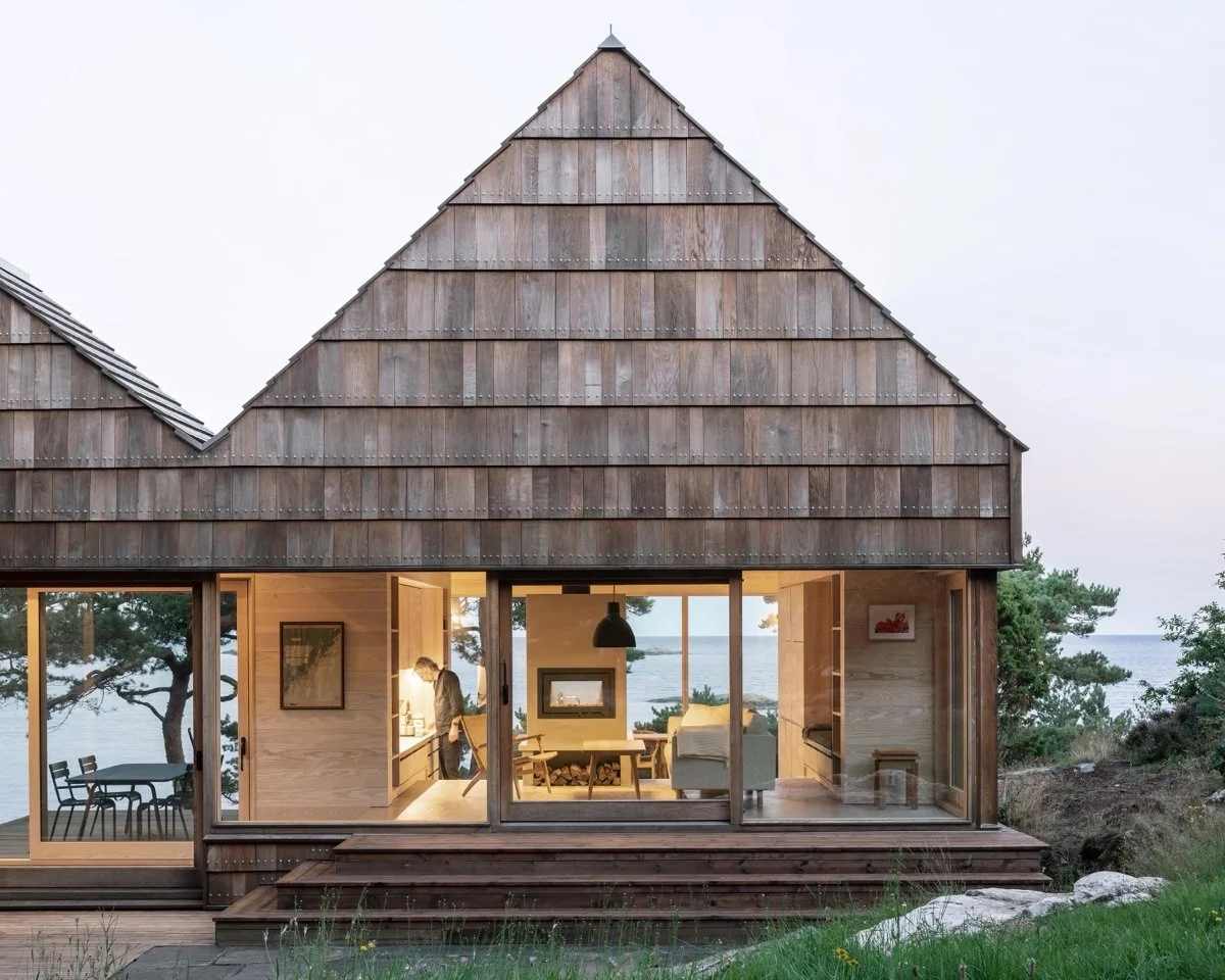 Saltviga House：如何用12000块木地板边角料建造一座面向北海的低碳住宅