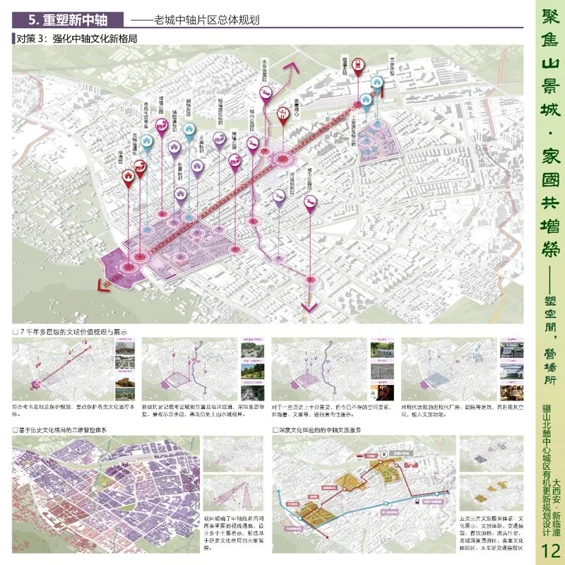 聚焦山景城家国共增荣 骊山北麓中心城区有机更新规划设计