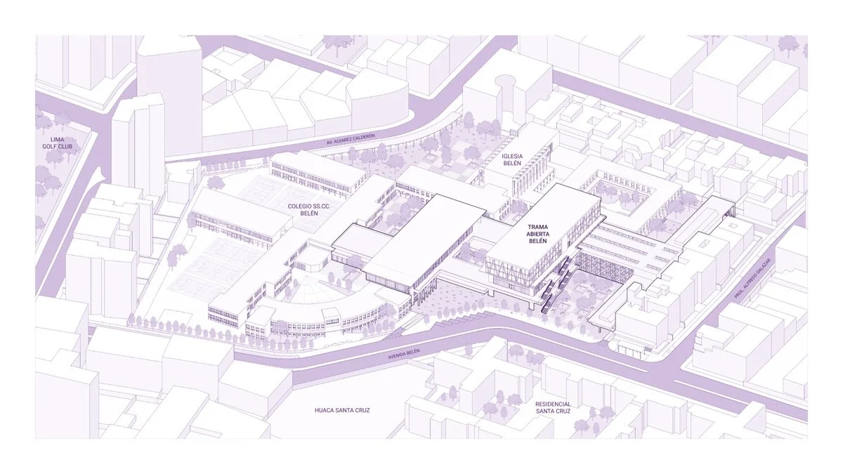 贝伦开放织网：社区连接的功能性植入（Trama Abierta Belén Inserción programática de conexión barrial.）