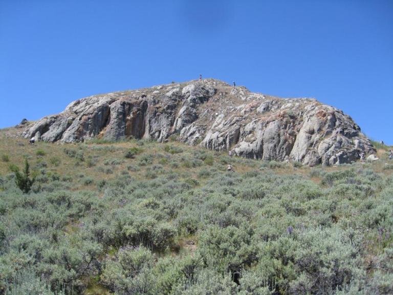 July 2010 - President's Trip - Oldest Rock in Oregon